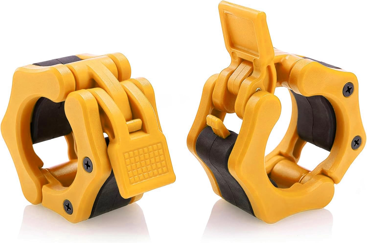 Olympic Barbell Clamps Collars Quick Release Pair Weight Clips for 2 Inch
