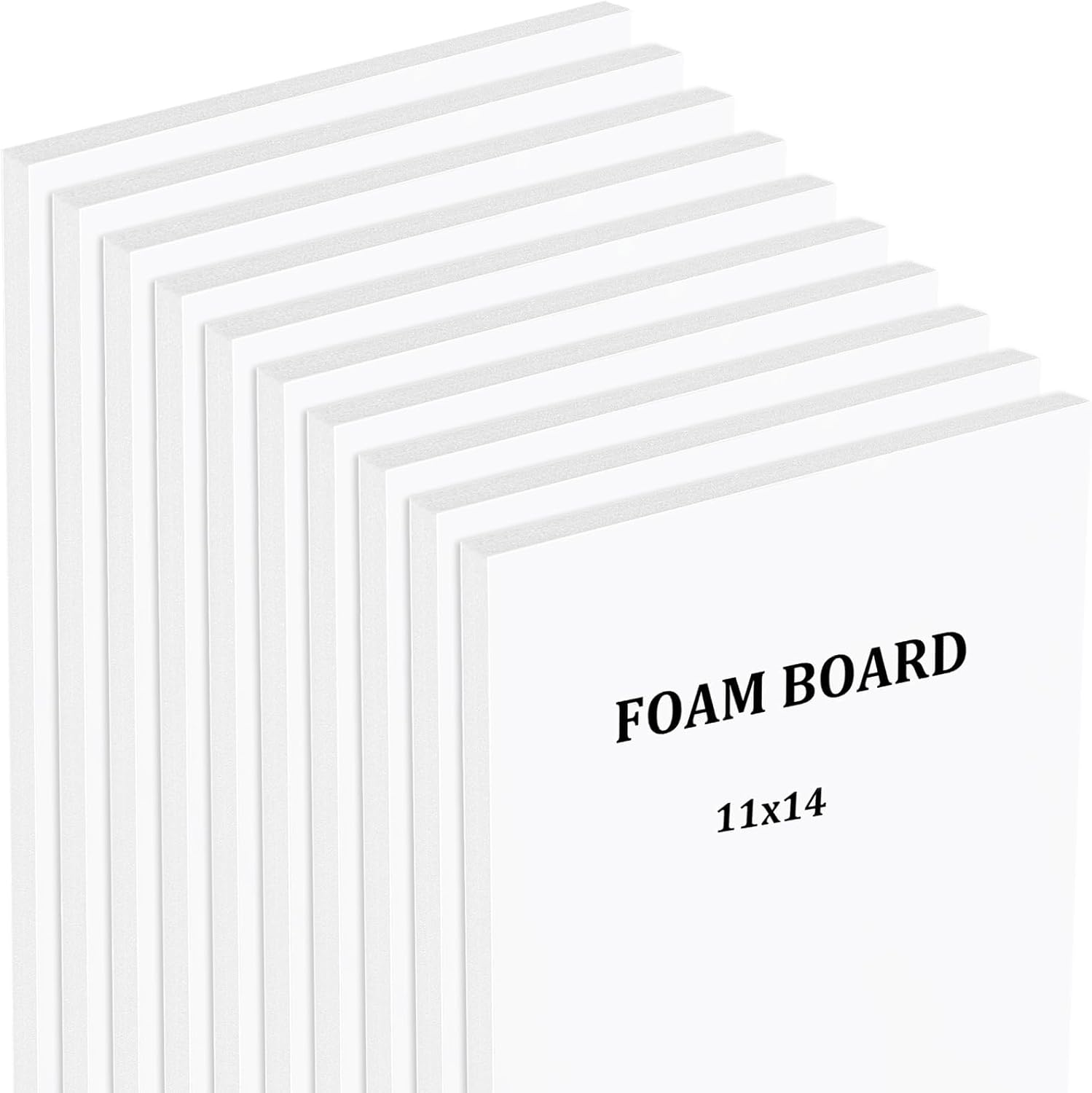 Mat Board Center, Pack of 10 11X14 Foam Board, 1/8