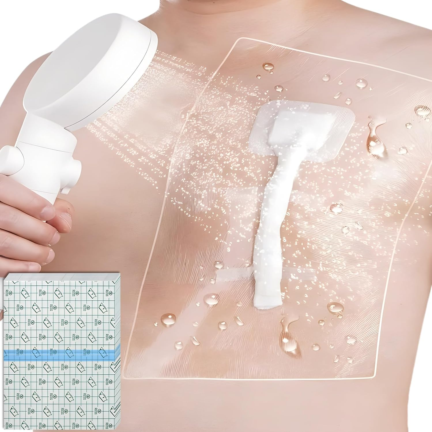 50 Pcs Waterproof Shower Protector Bandage 6
