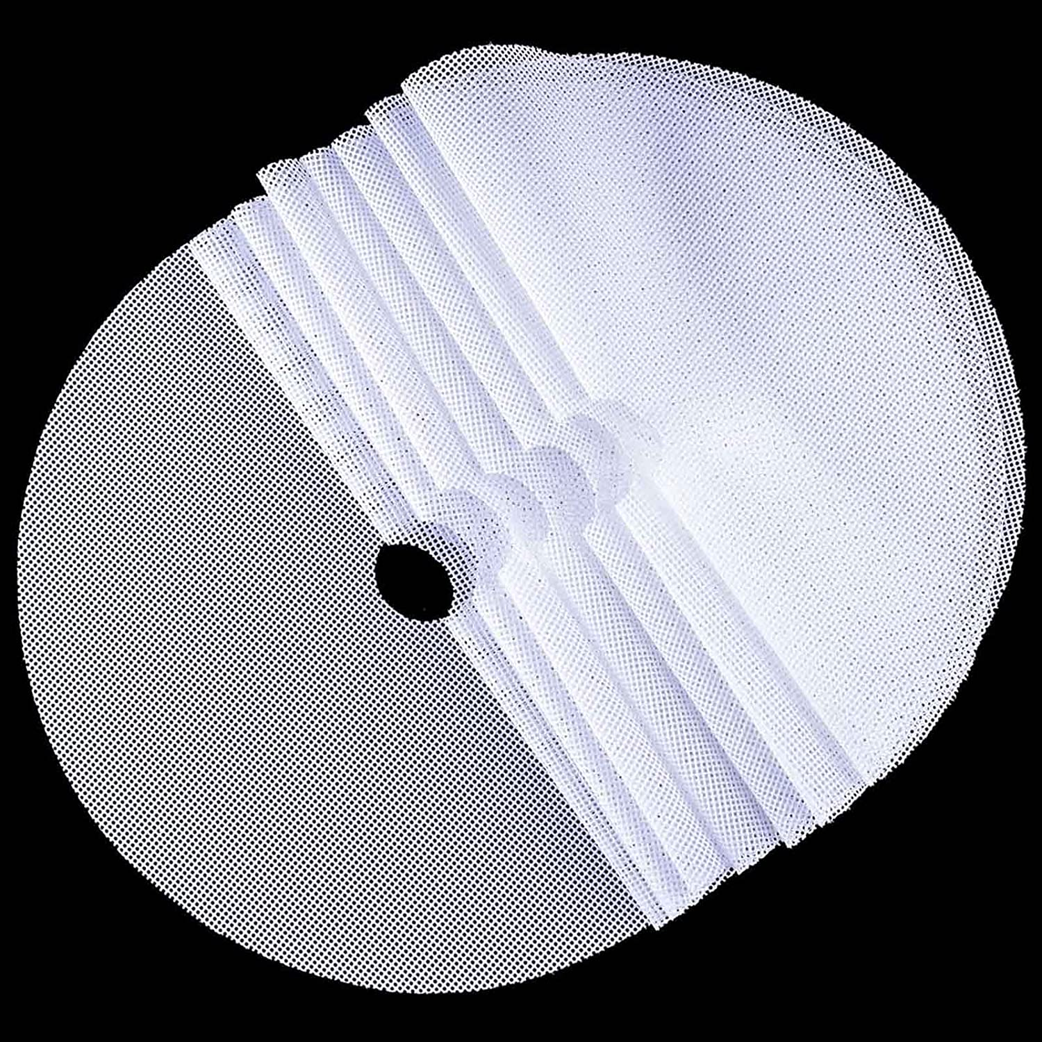 10Pcs round Silicone Dehydrator Sheets,13In Non-Stick Fruit Dehydrator Mats,Reusable Steamer Mat Mesh Sheet for Fruit Dryer (10, 13X13Inch)