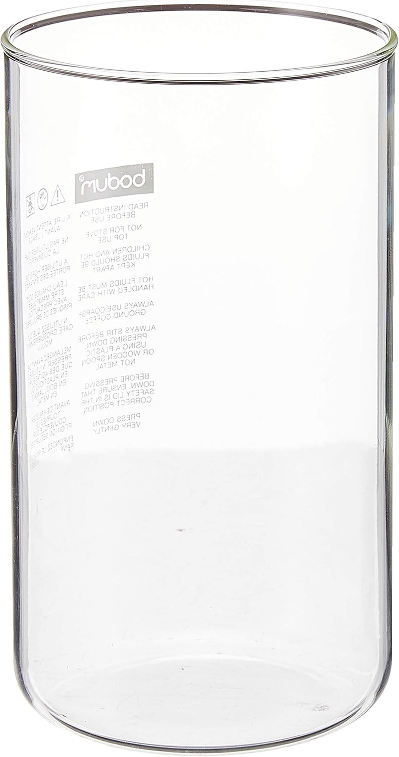 Chambord Locking Lid French Press Spoutless Spare Carafe, 34 Oz, Clear