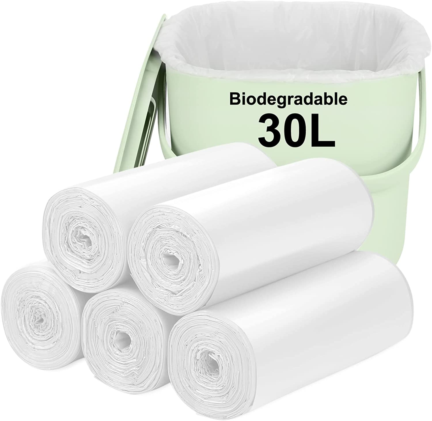 Bin bags 5L,120PCS, Bin Liner For Countertop Bin.Aievrgad Trash/Garbage/rubbi... - Picture 9 of 24
