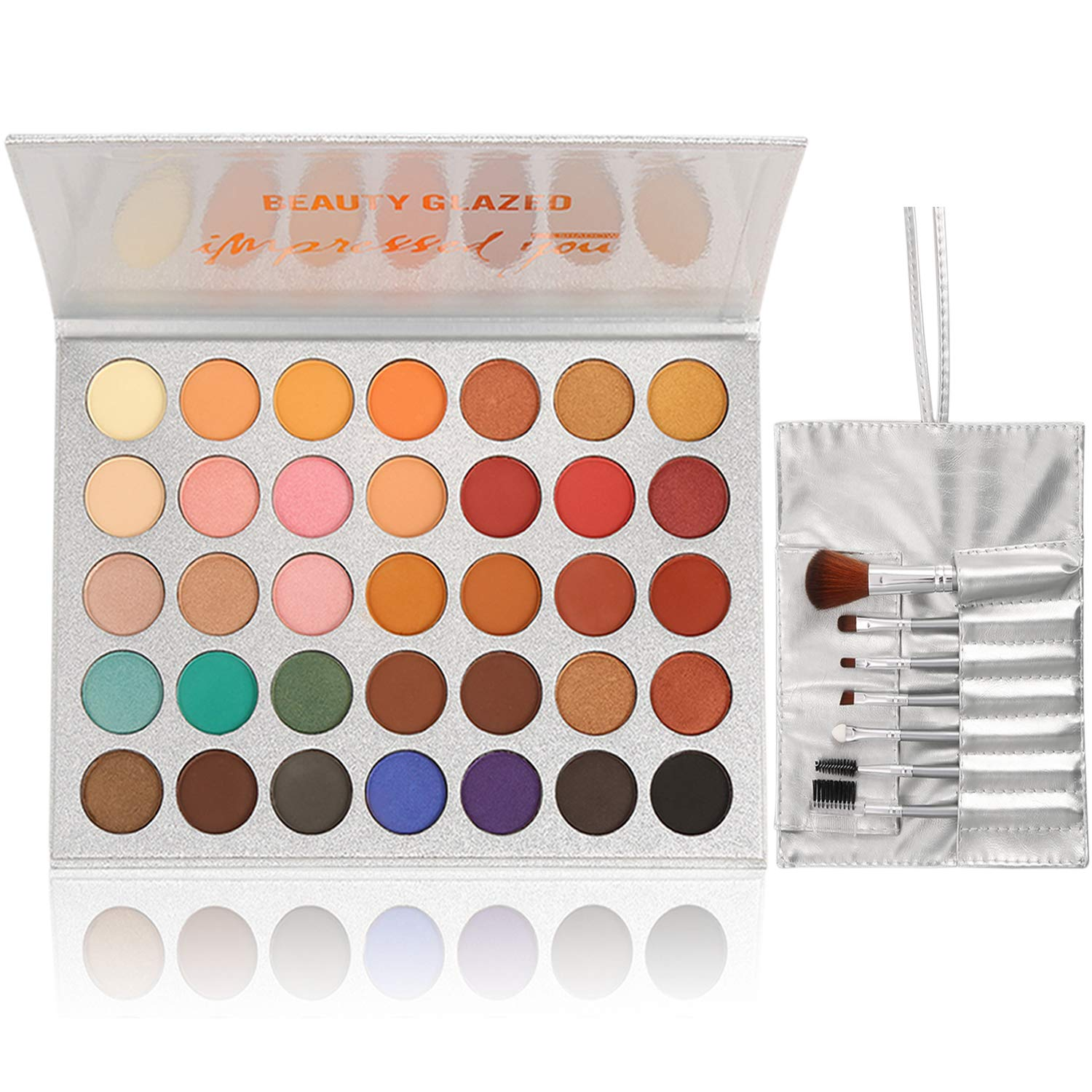 Morphe Pro paleta de maquillaje de sombras para ojos, 35 colores