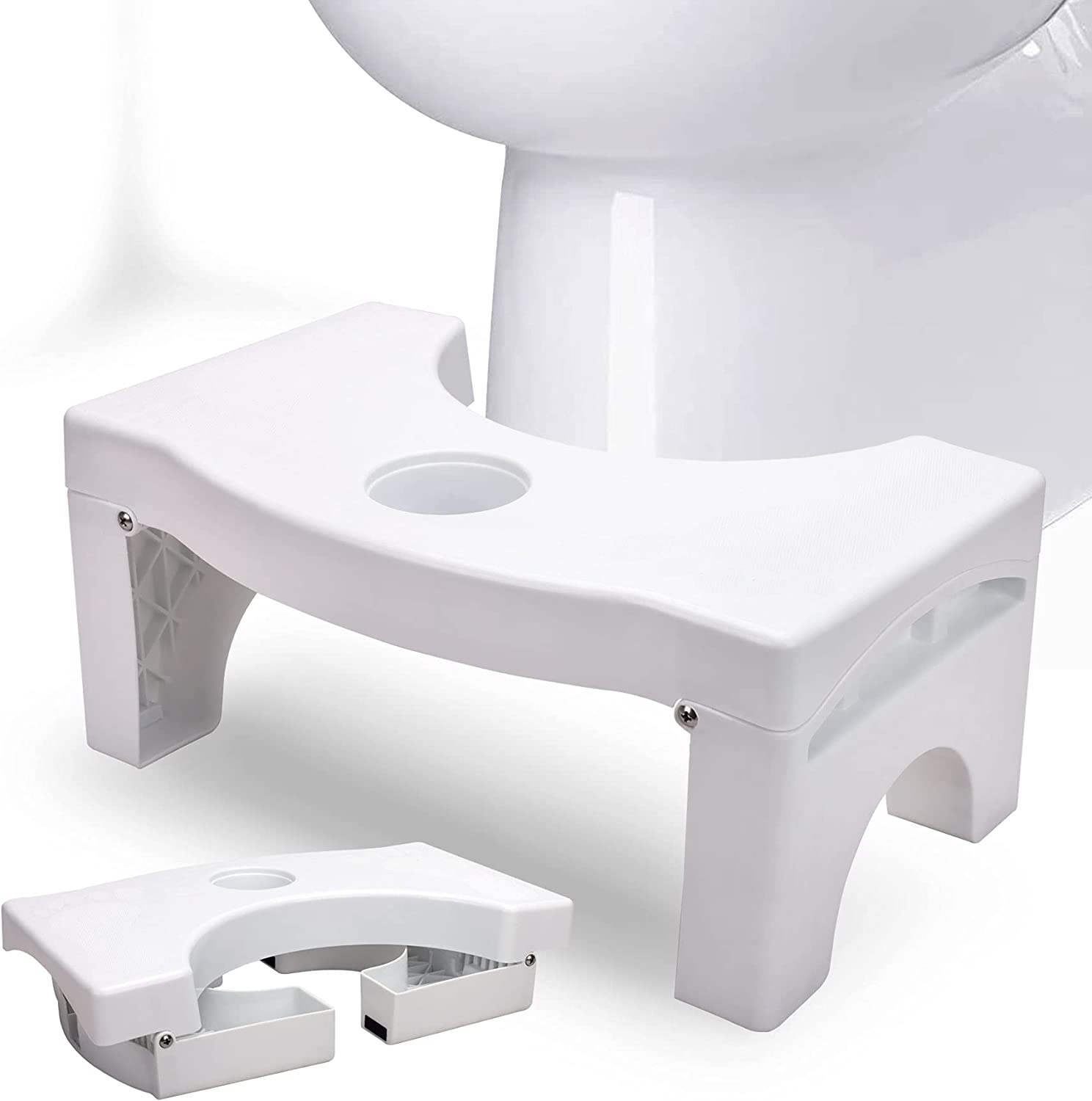 Foldable Toilet Potty Stool for Adults, 7