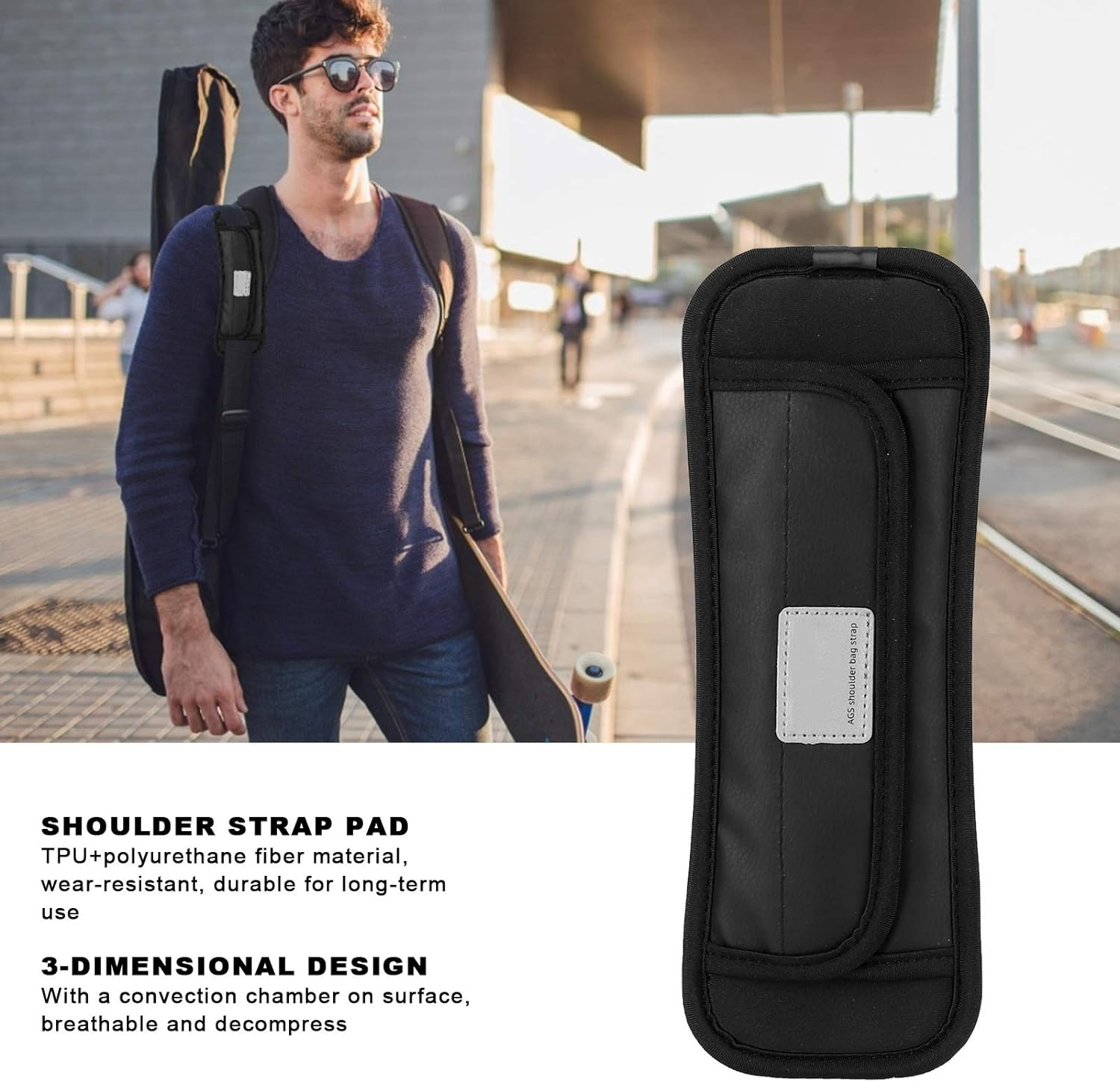 Shoulder Strap Pad (1PC) Ultra Thick & Breathable Universal Shoulder Pad Reli... - Picture 7 of 11