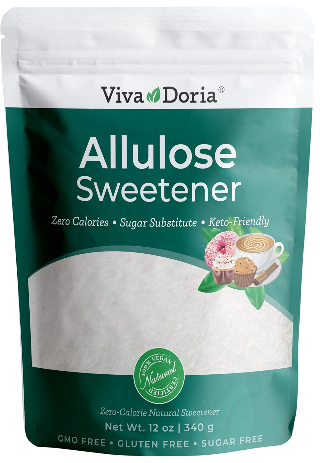 Allulose Sweetener, 12 Oz (340G) | Zero Calorie