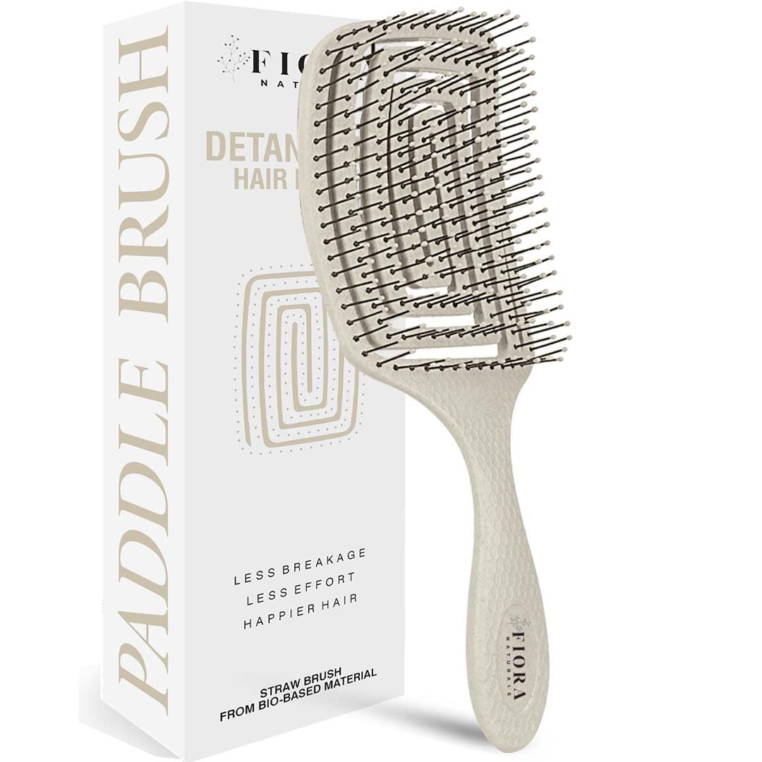 Paddle Hair Brush for Thick Hair - Detangler Brush for Women - Vented Hairbrush for Gentle Detangling, Best Hair Brush for Wet or Dry Hair