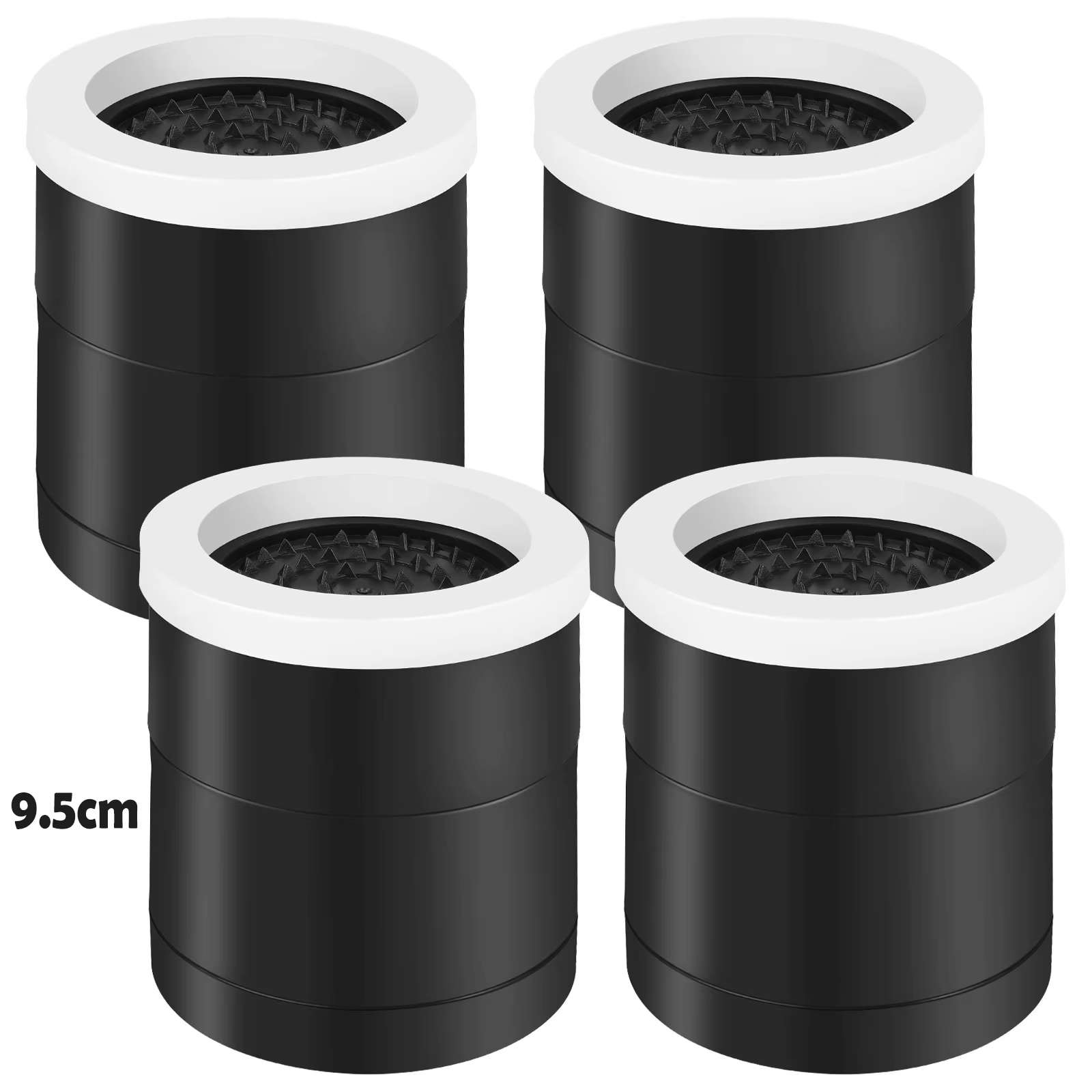 4Pcs/Set Adjustable Desk Lifts Leg Extenders Bed Furniture Risers Anti-Slip Shock Absorption for Bed Risers Table Couch Chair