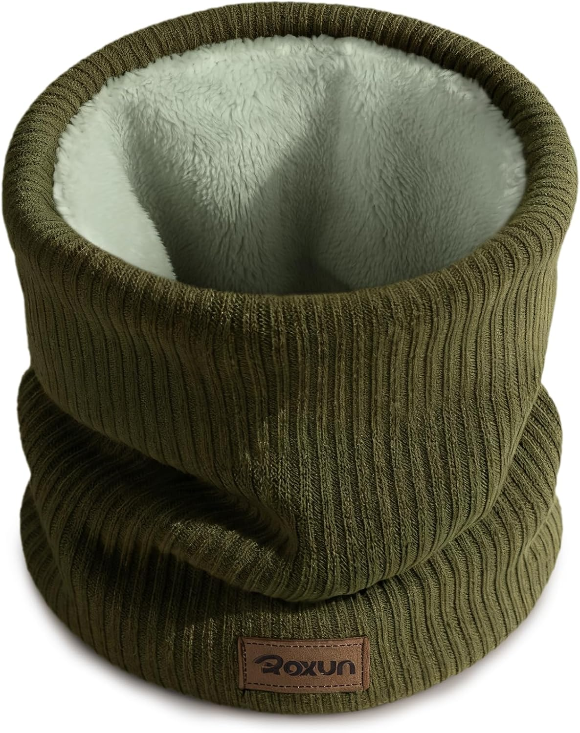 Braga cuello invierno cubrecuello esqui hombres mujeres polar grueso elegante