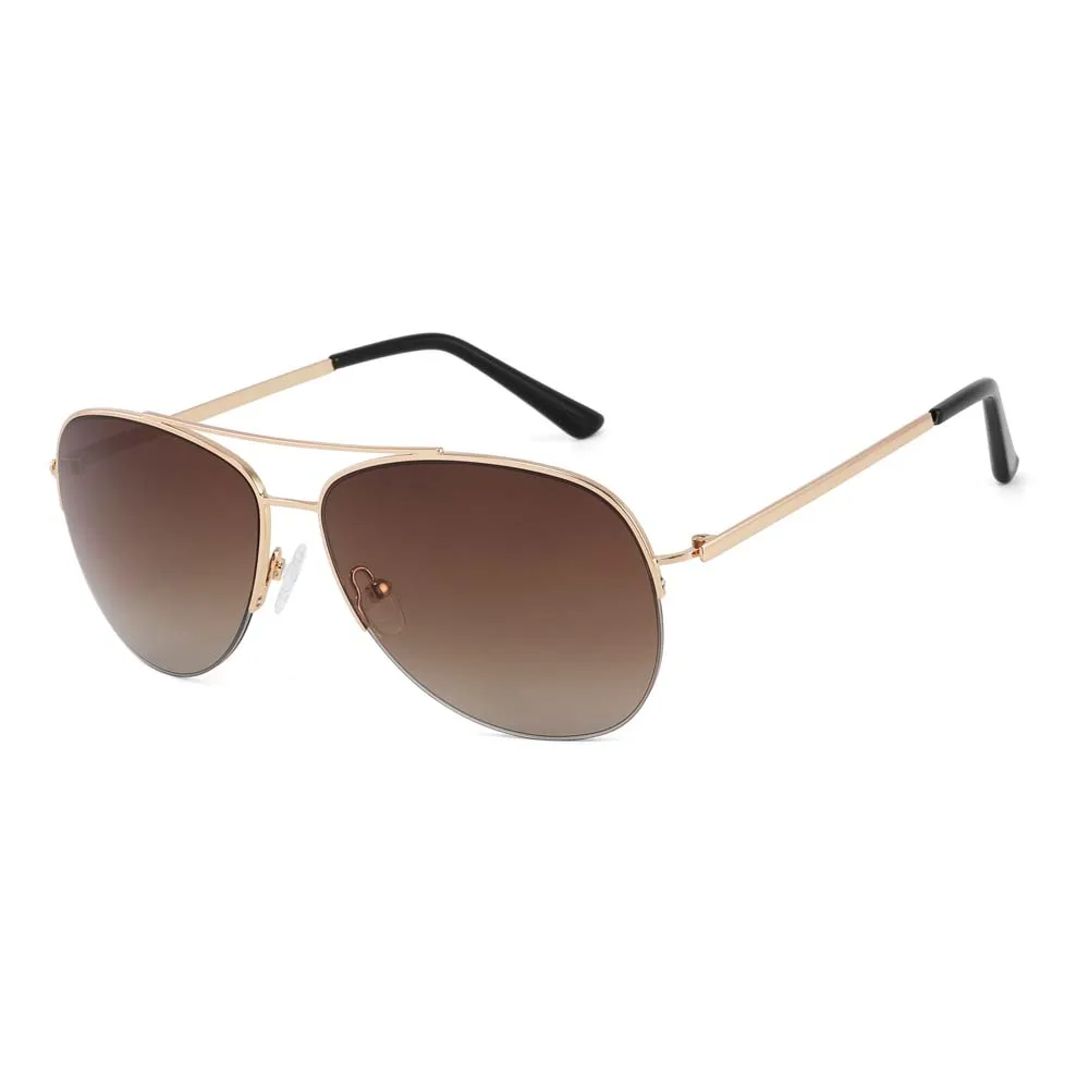 Classic Oversized Aviator Sunglasses for Men & Women, Polarized UV Protection, Retro Metal Frame, Trendy Outdoor Driving Shades