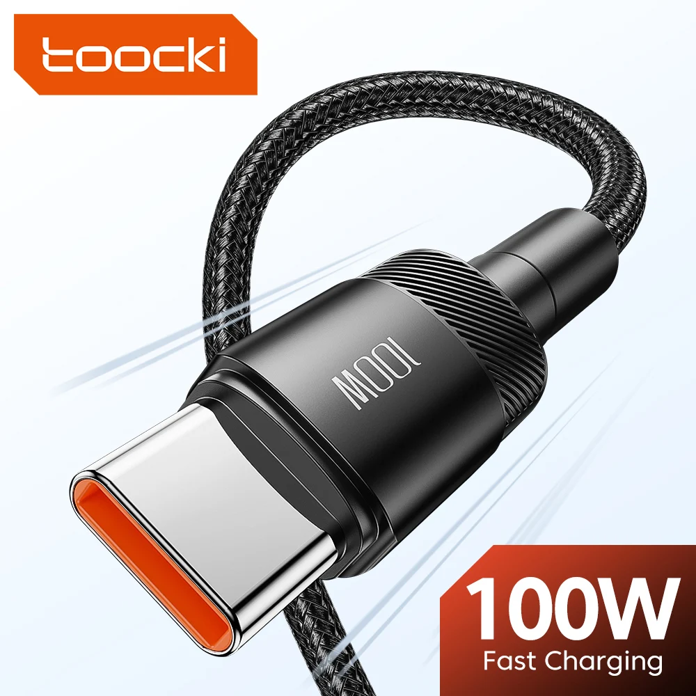 100W Type C To Type C Cable USB C PD 5A Fast Charging Charger Cord for Xiaomi POCO F4 F3 Samsung Redmi Macbook 3M Cable