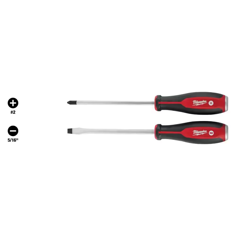 Demo Combination Screwdriver Drivers with Steel Caps (2-Piece)