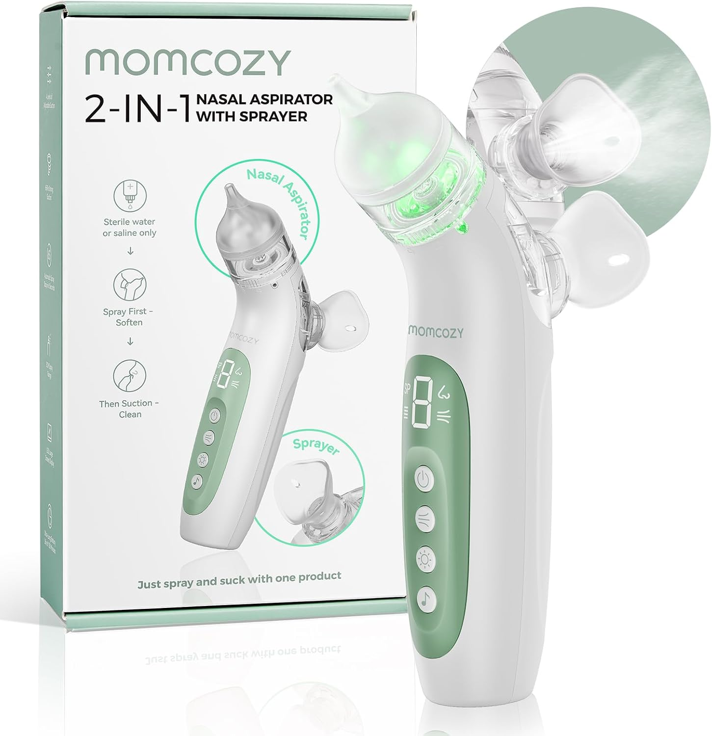 Buy Momcozy Breezyclear™ 2-In-1 Electric Nasal Aspirator for Baby