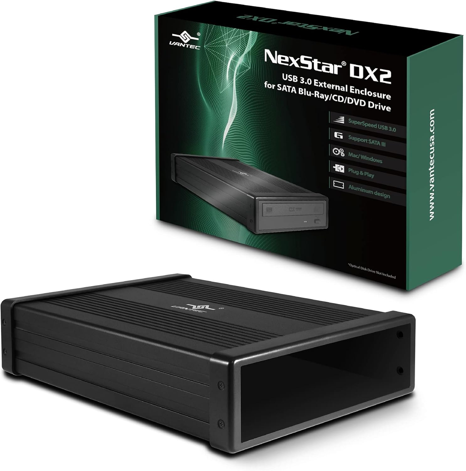 Nexstar DX2 USB 3.0 External Enclosure Design for 5.25