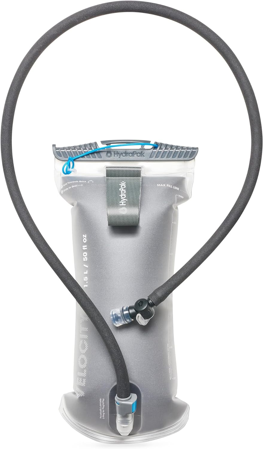 Velocity IT (1.5L or 2L Hydration Reservoir) - Insulated Water Bladder/Reservoir for Hydration Pack – Self-Sealing Bite Valve, Leak Proof and Dishwasher Safe