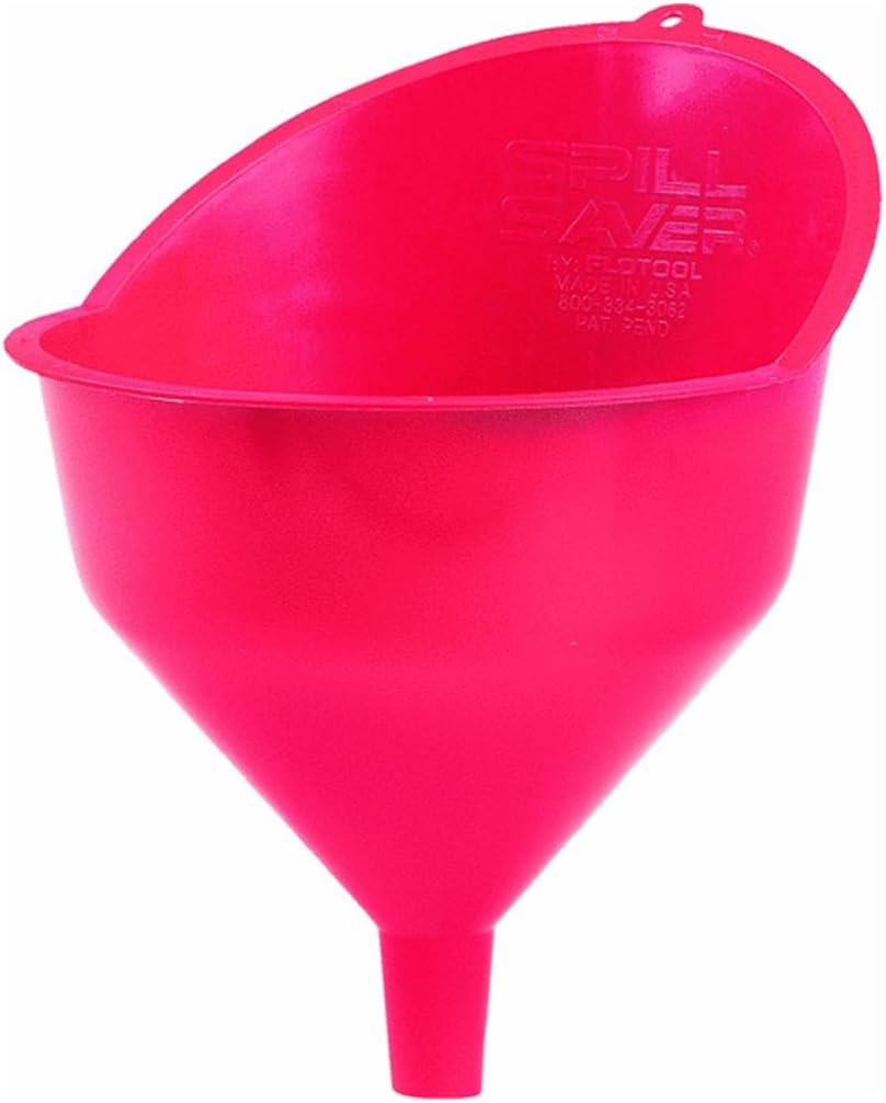 Giant Automotive Funnel with 10 Inch Wide Mouth for Gas, Oil, Transmission, Coolant, and Other Fluids, with Quickfill Technology & Splash Guard (10705)
