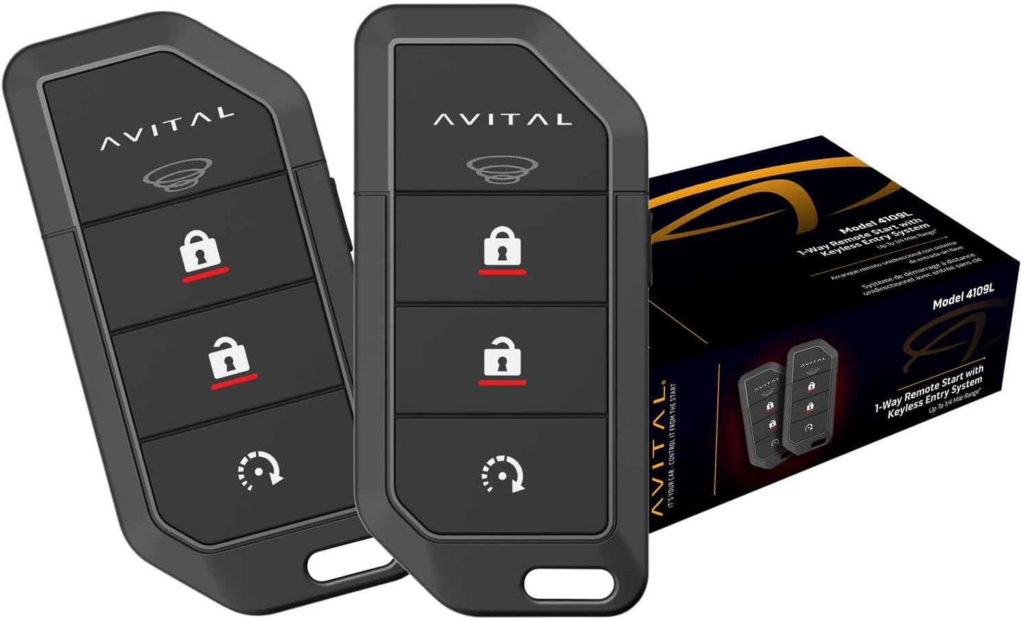4109L 1-Way Remote Start System with Two 4-Button Remotes