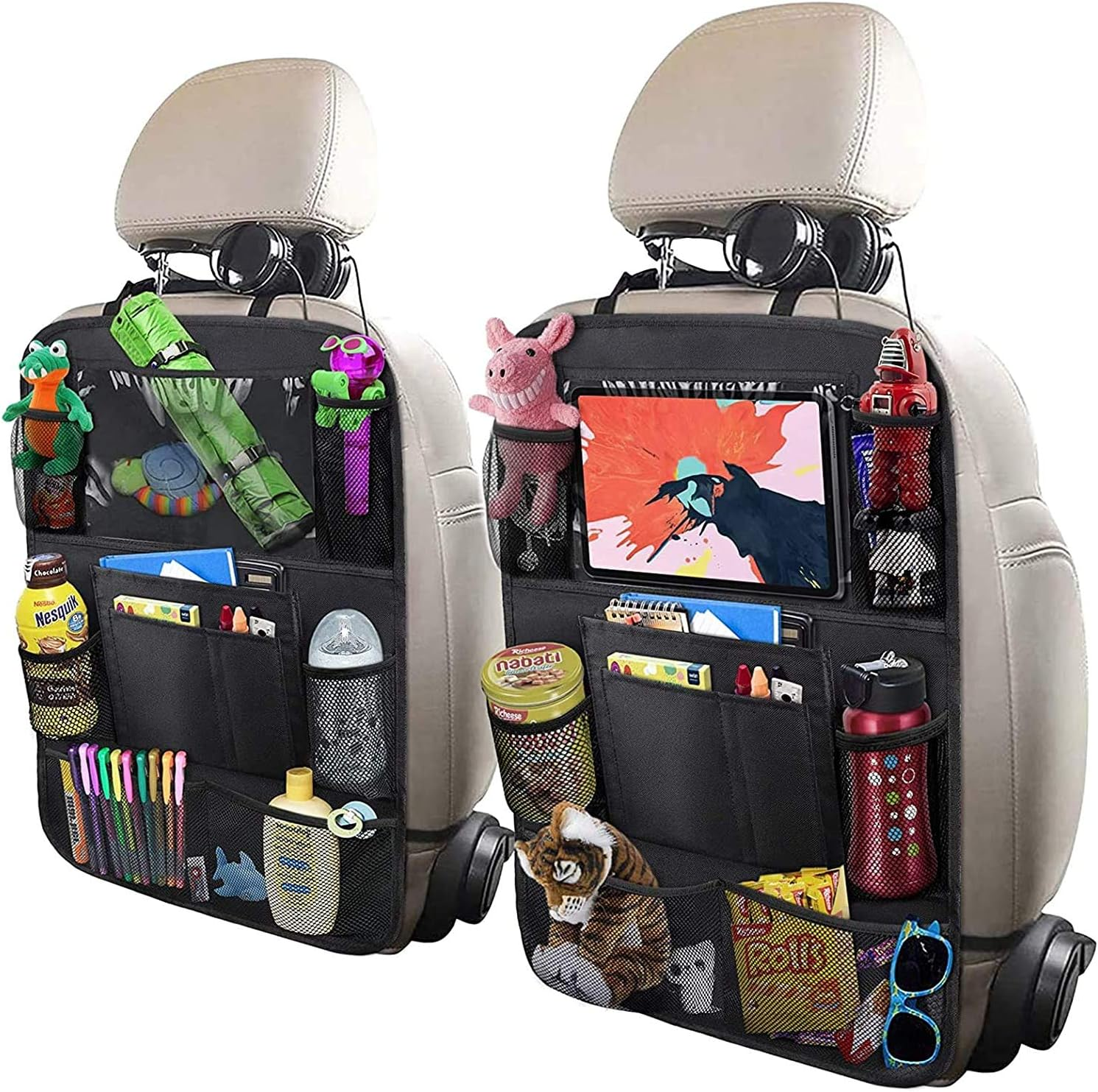 Car Backseat Organizer with 10