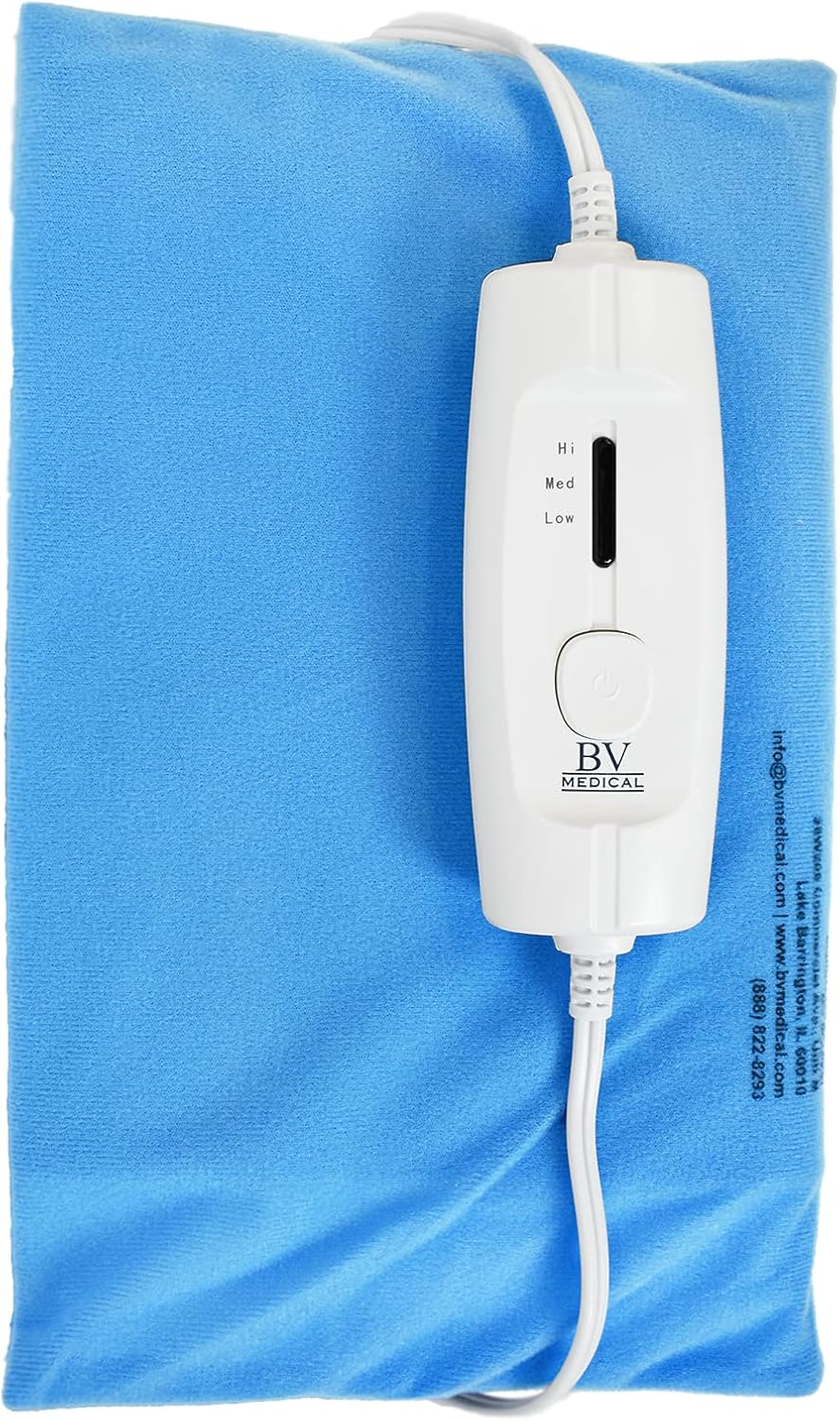 Heating Pad with Three Heat Settings W/No Auto Shut Off/12