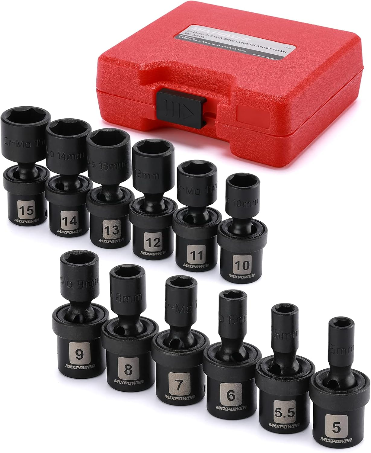 MIXPOWER 12 Pieces 1/4