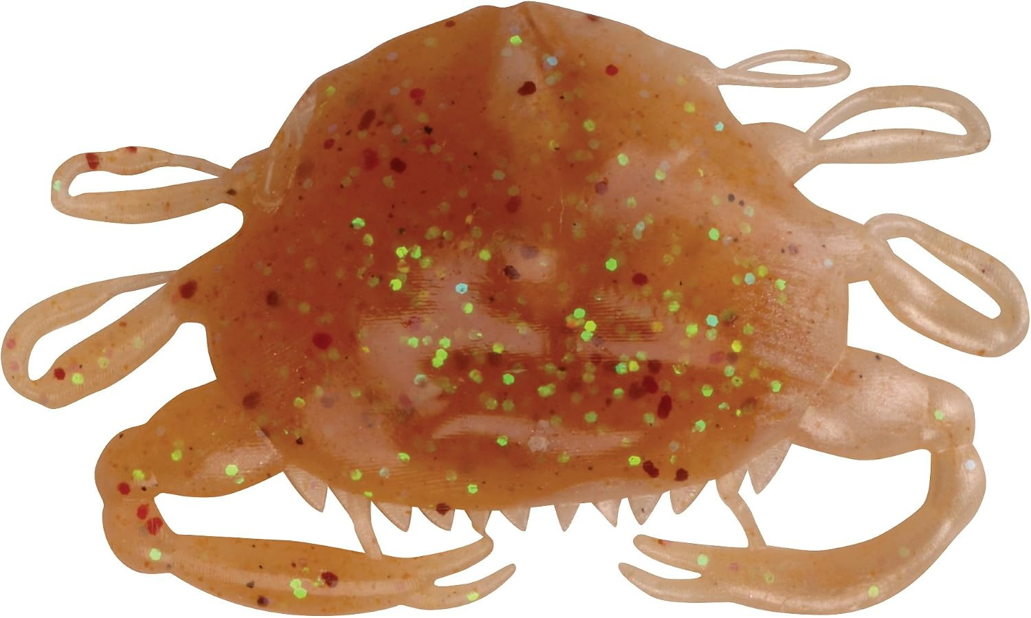 Gulp! Saltwater Peeler Crab Soft Bait - Amber Glow, 2In, Pack of 25