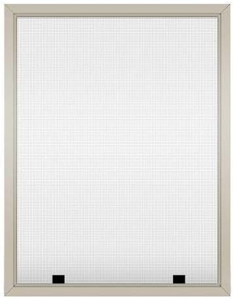 4 Pack - Window Screen Kit W/Aluminum Frame, Corners, Spline, Springs, Pull Tabs, and Screen Mesh (Up to 48