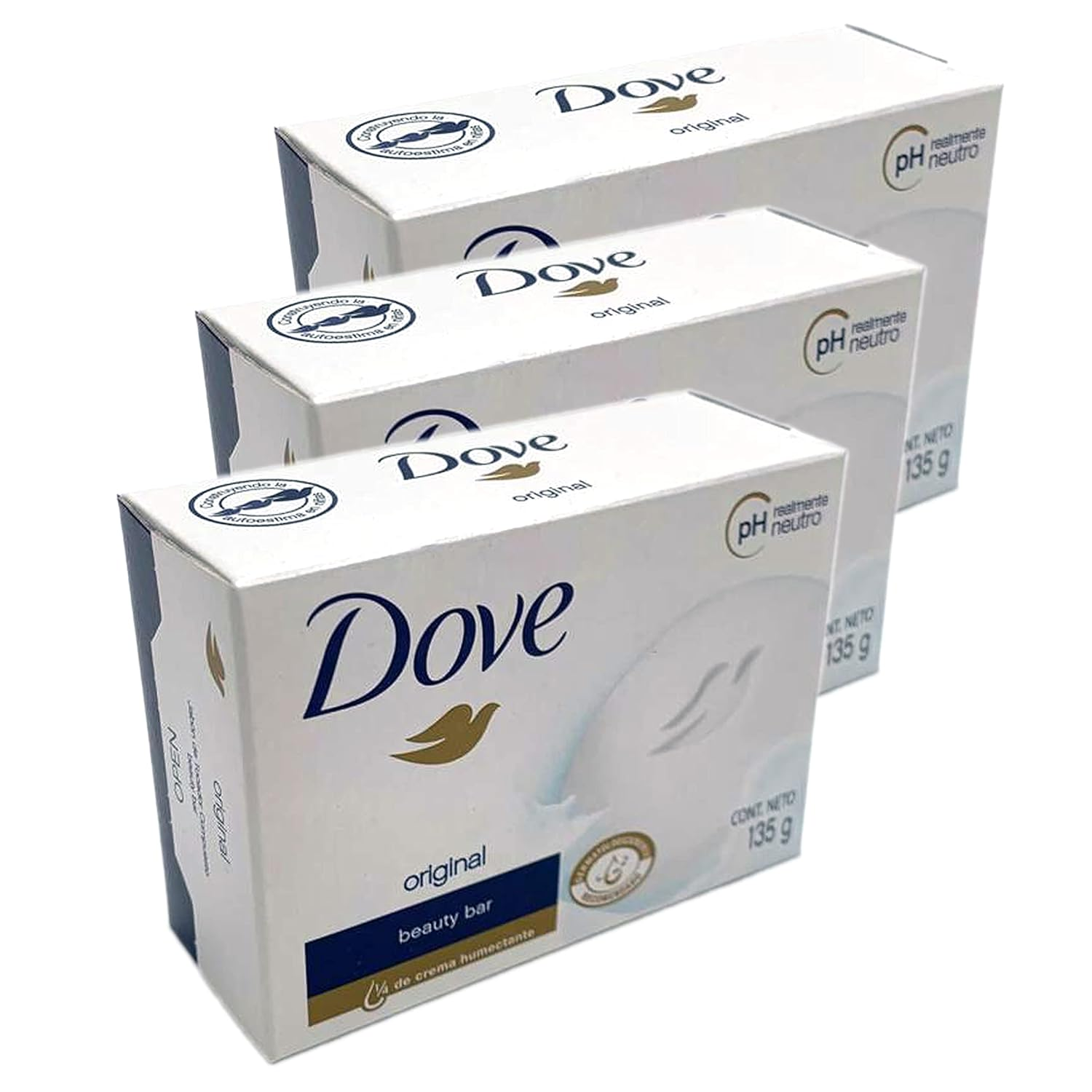 White Moisturizing Cream Beauty Bar 3.75 Oz Soap(3 Pack)