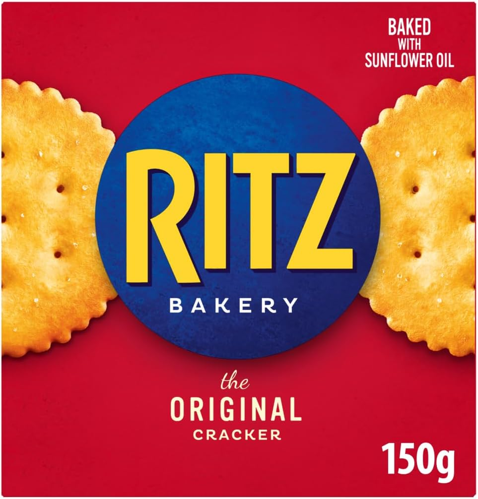 Ritz Original Crackers, Classic Savoury Biscuits, 150 g (1-Pack)