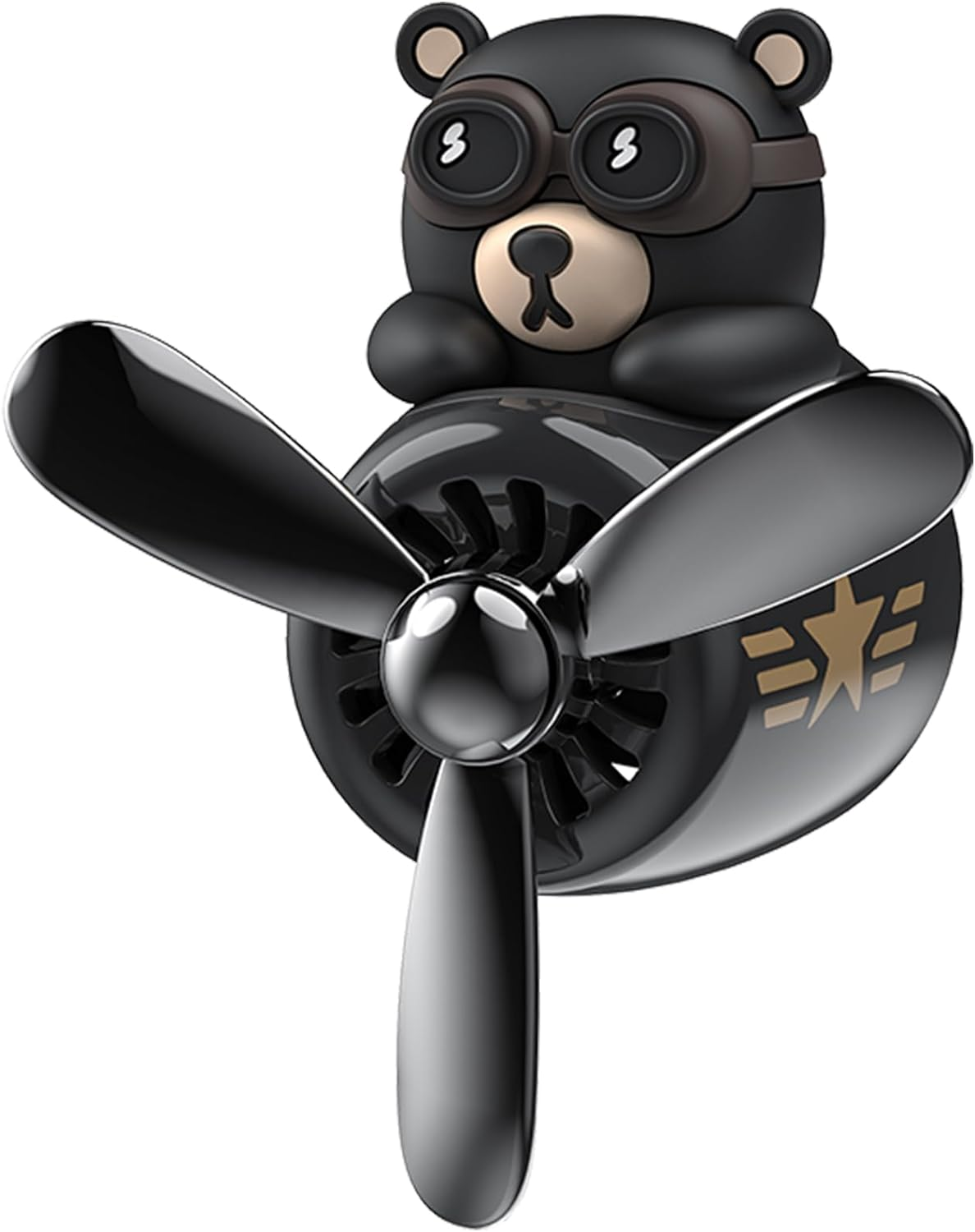 Car Air Fresheners Cute Pilot Cat, Car Vent Air Freshener Rotating Propeller ... - Picture 13 of 14