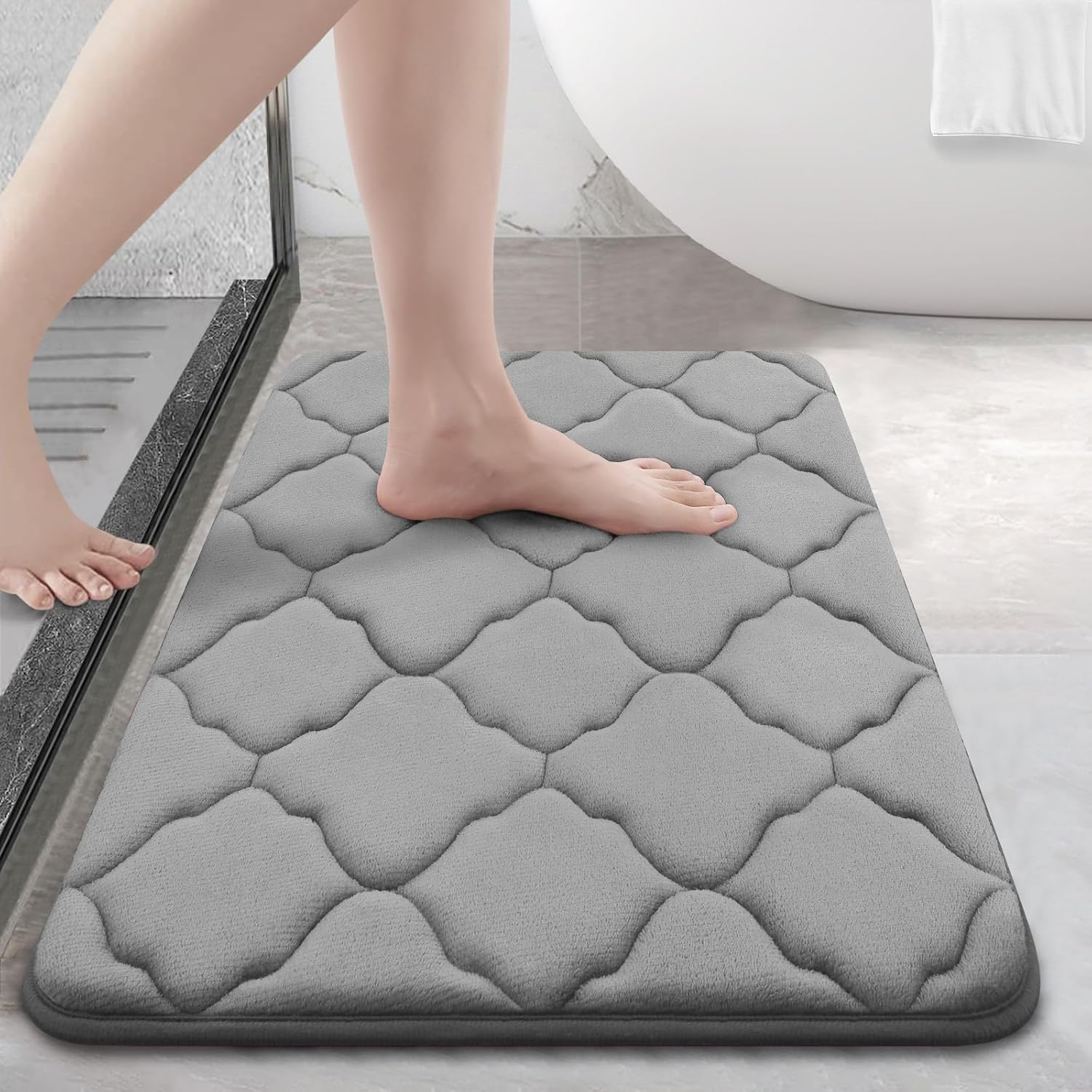 Memory Foam Bath Mat Rug 1'4