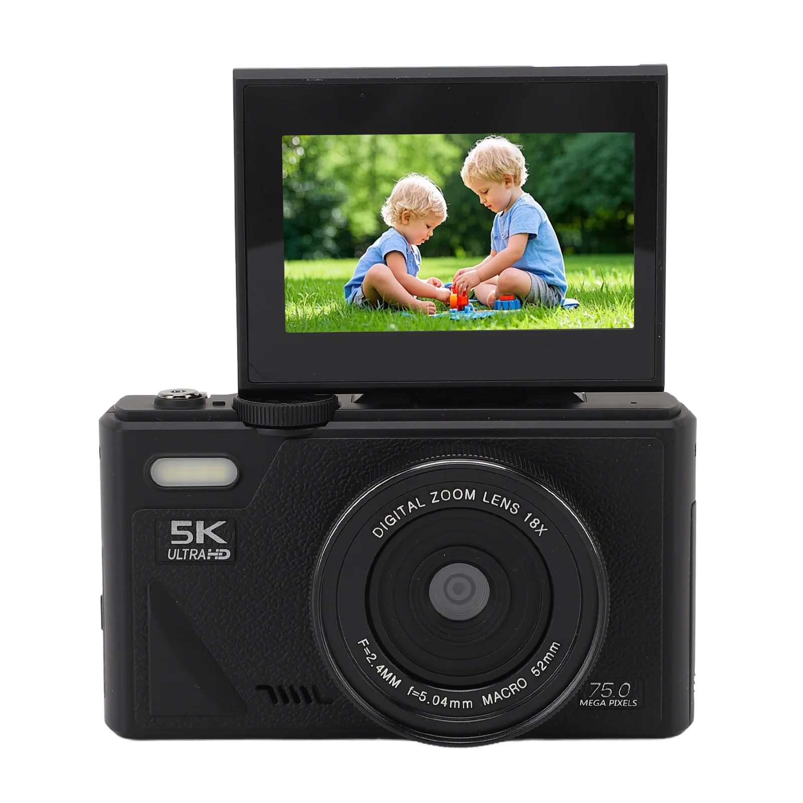 Digital Camera Image Stabilization 3 Inch Screen 18X Digital Zoom Mirrorless Camera Autofocus with USB Cable for Photography