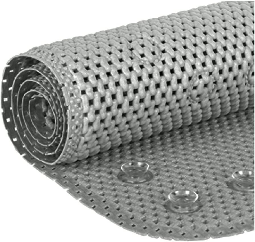 Deluxe Bathtub Mat Non Slip, Soft Foam Bath Mats for Bathroom Tub, Bathtub Mat with Drain Holes, Suction Cups- 36” X 17” - Dark Grey
