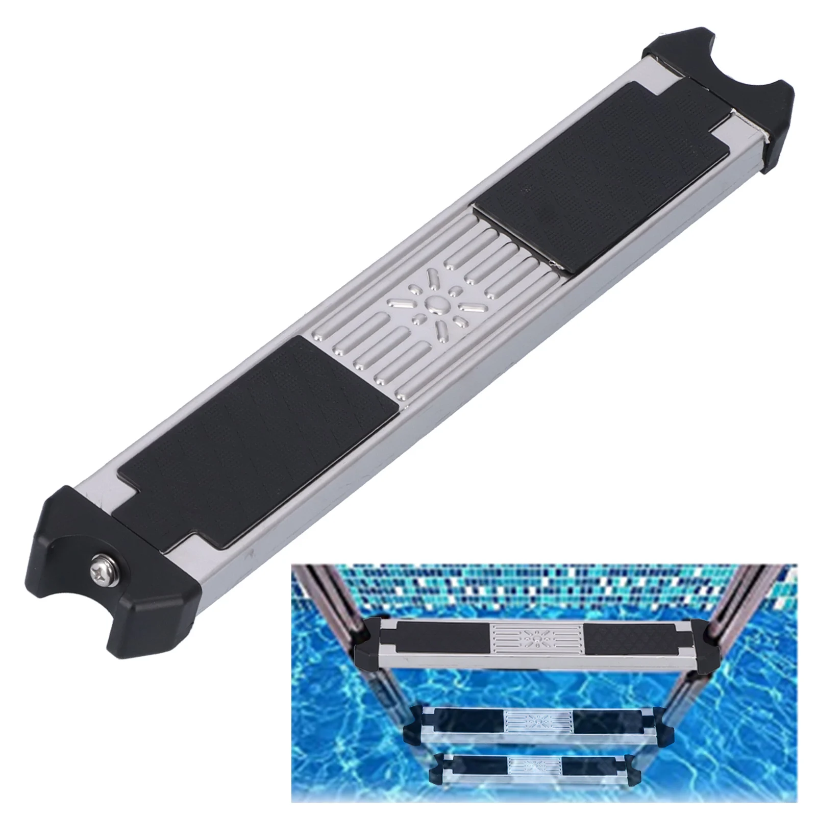 Pool Ladders Step Ladders Pedal Swimming Pool Ladders Pedal Anti‑Slip Stainless Steel Ladders Step Replacement Pedal Accessory