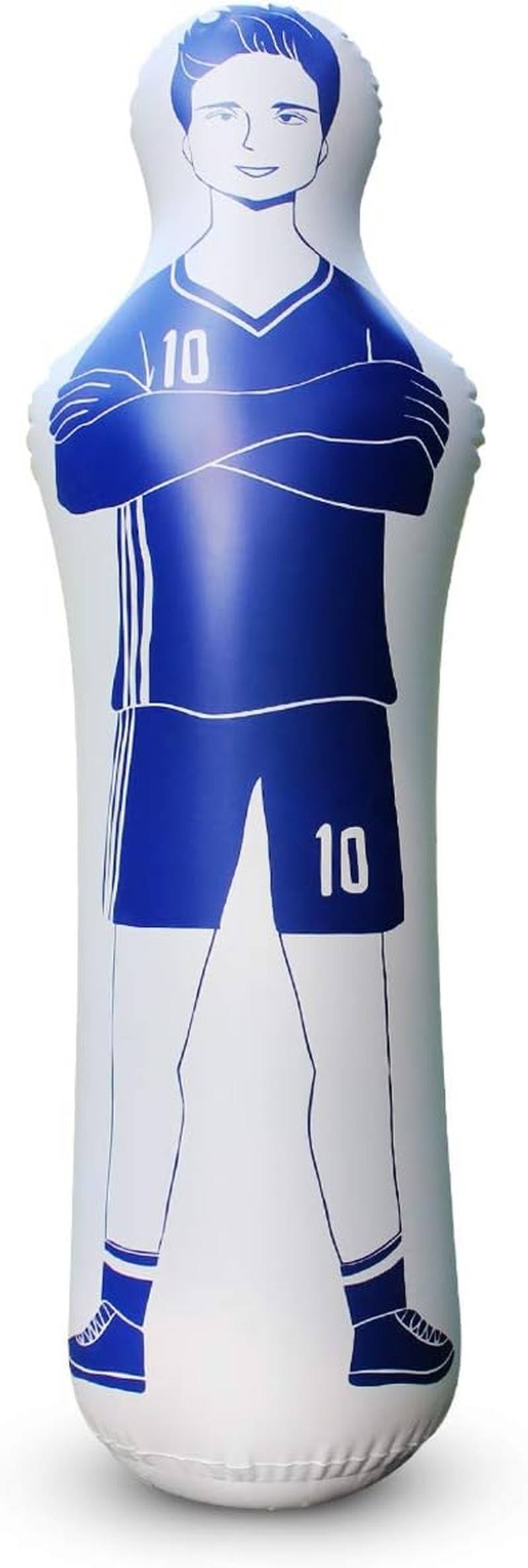 Inflatable Tackling Dummies for Football Practice Poles,Soccer Training Equipment Wall Dummy Goalkeepr Mannequin Basketball Defender Tumbler for Dribbling Passing Drills