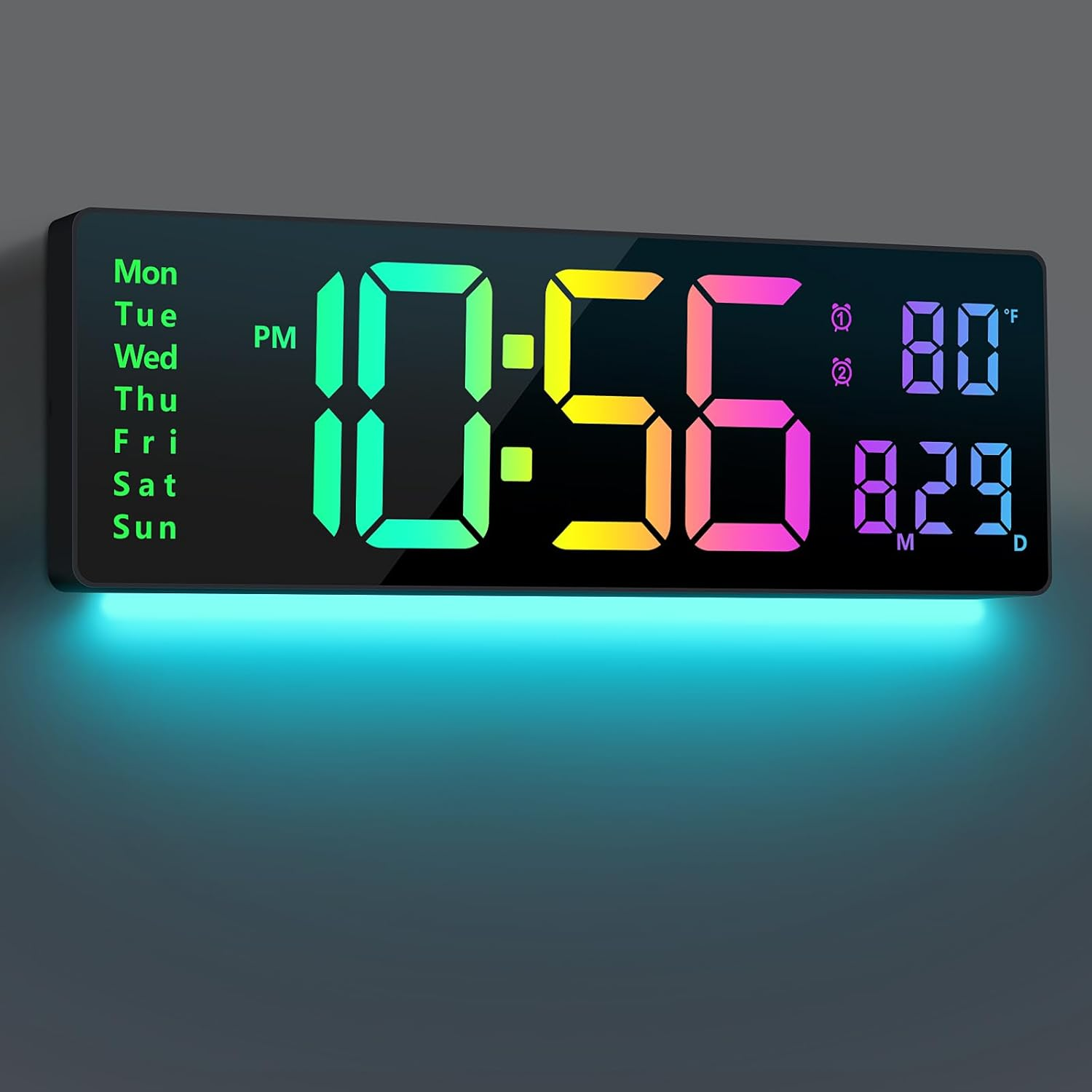 Digital Wall Clock Large Display 16