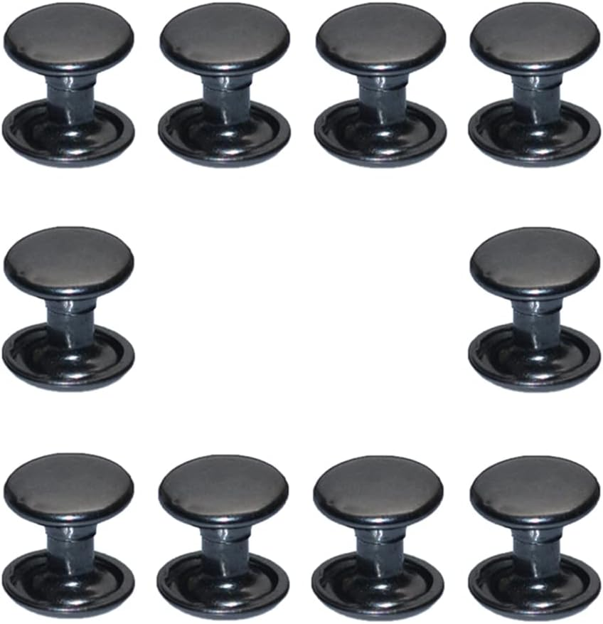 300sets Stainless Steel Leather Rivets Double Cap Rivet Tubular Metal Studs R... - Picture 12 of 22