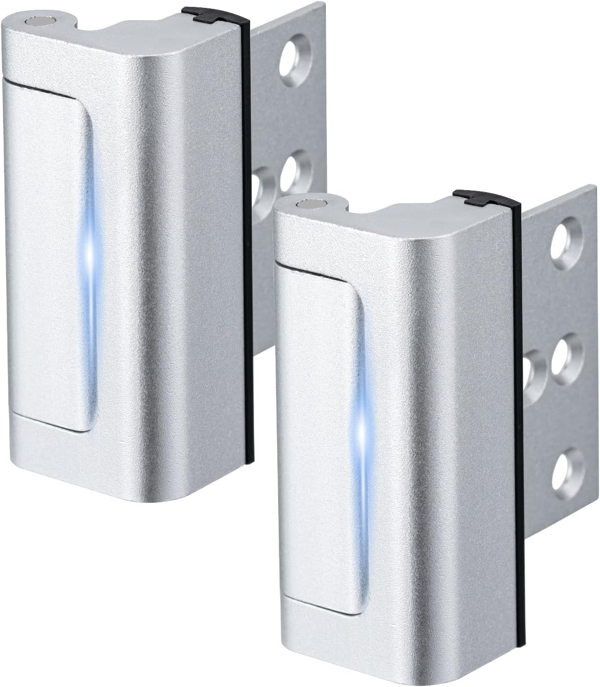 2 Pack Home Security Door Lock,Childproof Door Reinforcement Lock,With 3