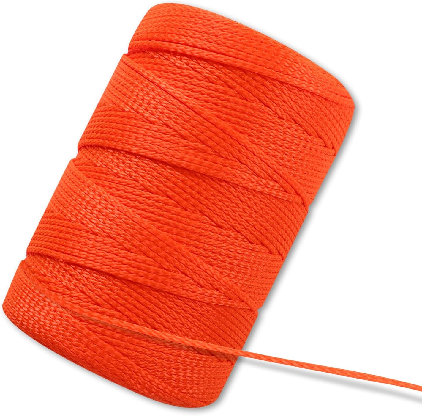 Mason Line 500 Ft Length Construction Nylon Twine 18 Braided Orange Nylon String