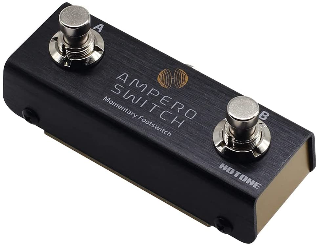 Dual Footswitch Pedal Momentary 2-Way Pedal Foot Switch Controller Ampero Switch 6.35 Mm