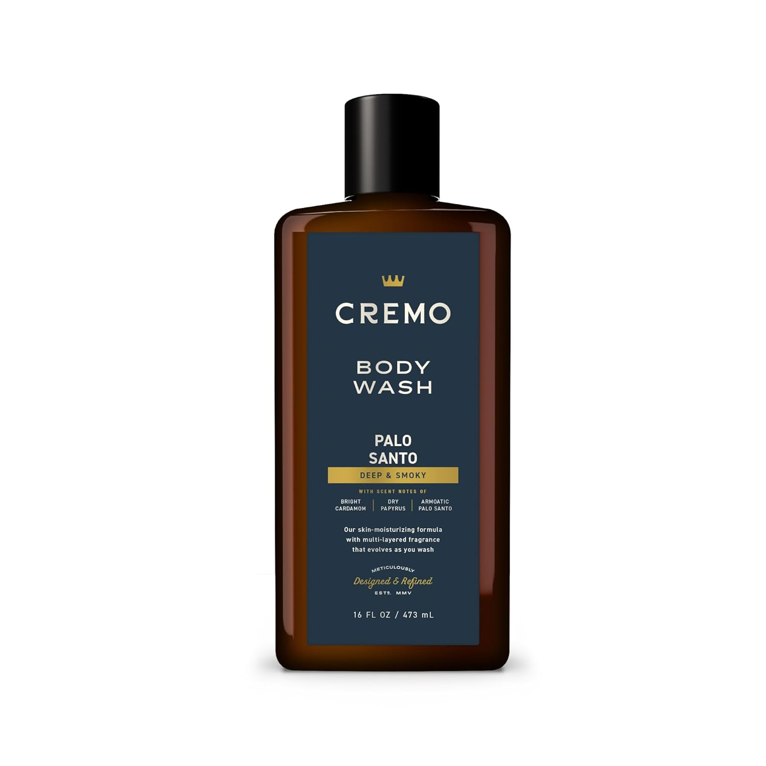 Body Wash Men, Notes of Bright Cardamom, Dry Papyrus and Aromatic Palo Santo, 16 Fl Oz