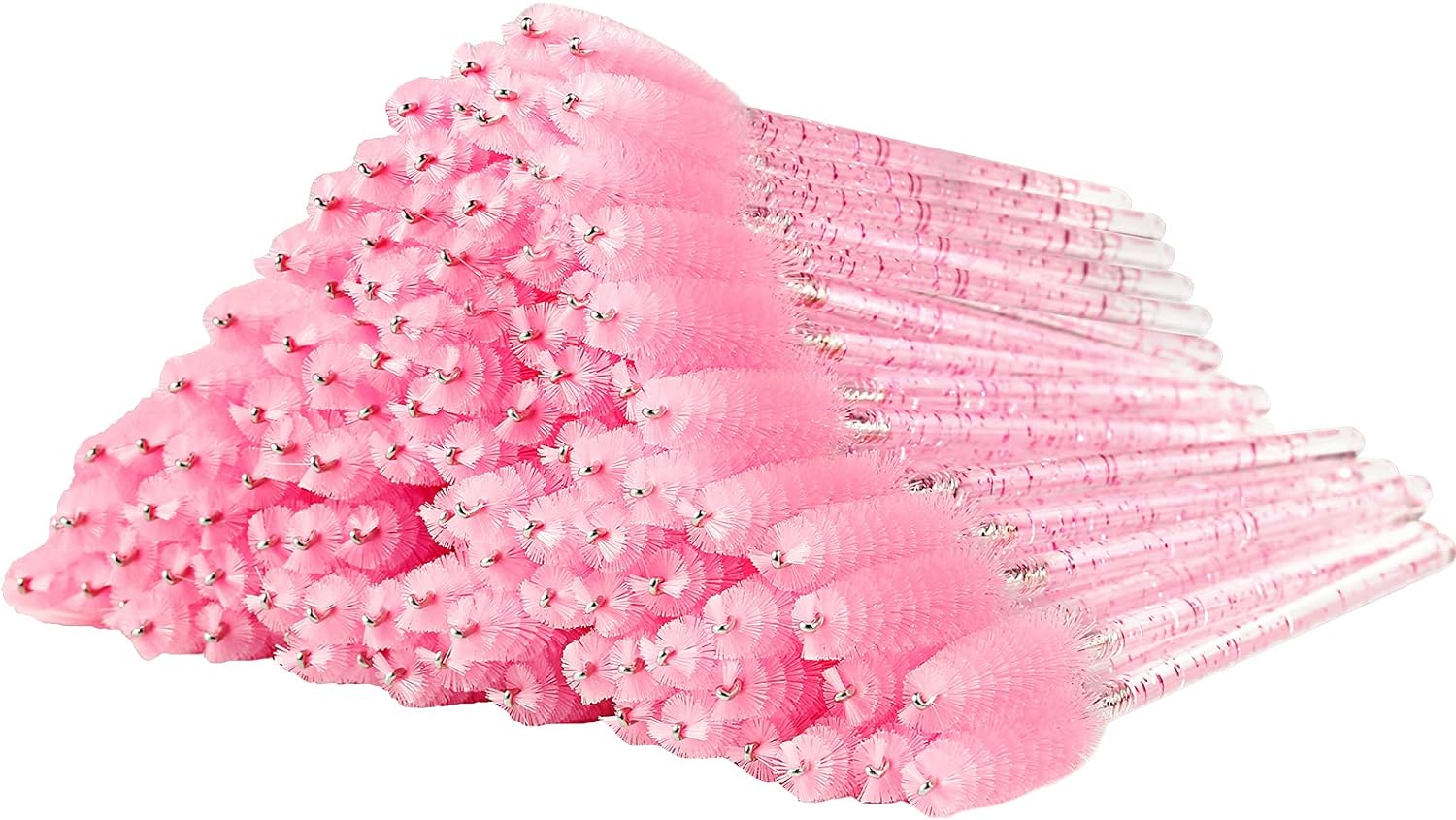 300 Pcs Disposable Crystal Mascara Wand Eyelash Brush Applicator Eyebrow Brus... - Picture 8 of 13