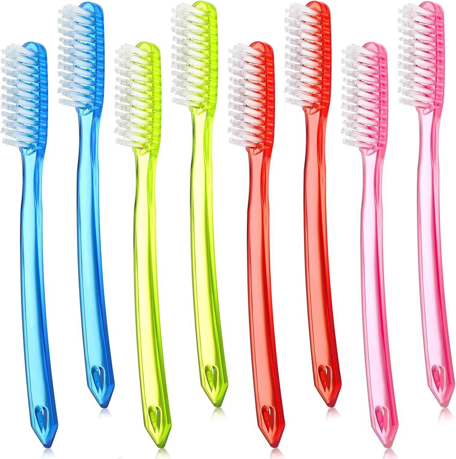 Zopeal Extra Hard and Firm Toothbrush for Adults Bulk Huge Head Bristle Full Head Toothbrush Manual Toothbrush for Cleaning Tooth Stain Whitening Teeth Toothbrush(8 Pieces)