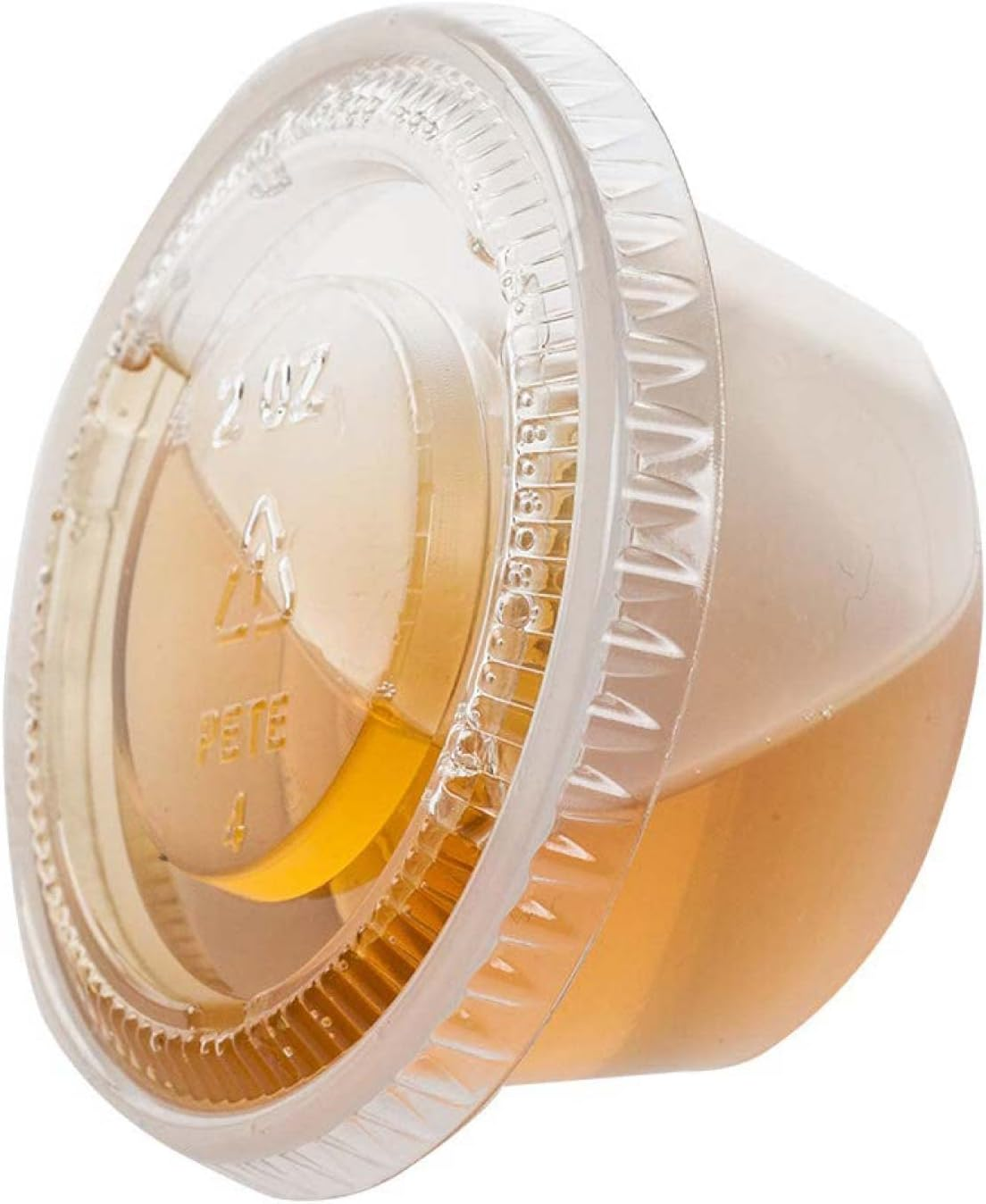 200 Juegos Vasos Plasticos Desechables 2 Oz Para Gelatina Con Tapas Porcion