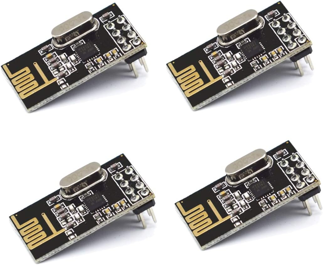 Hiletgo 4Pcs NRF24L01+ Wireless Transceiver Module2.4G Wireless Transceiver Module