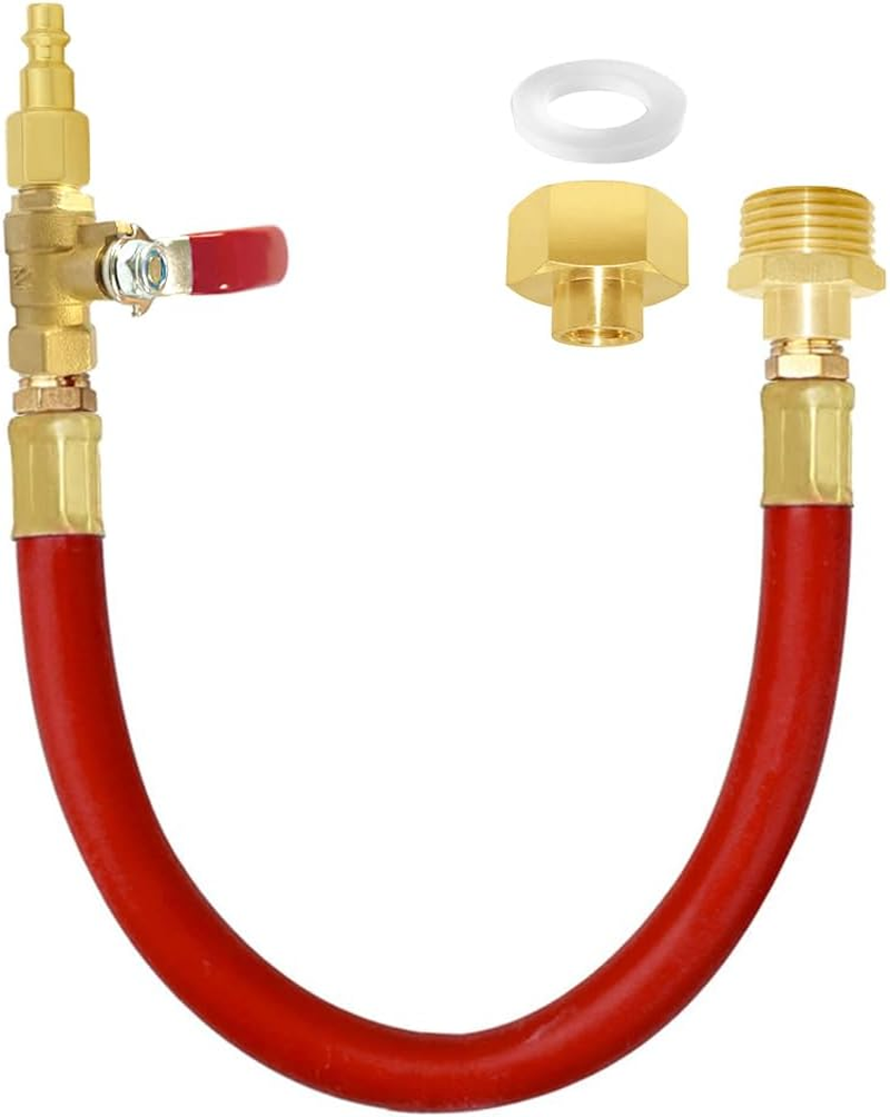 Brass Winterize Blowout Adapter Kit Air Quick Connect to 3/4