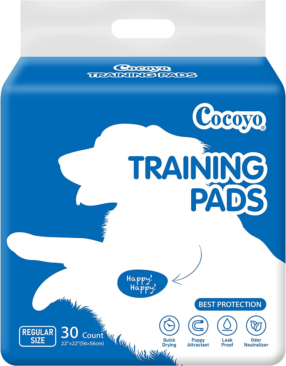 Best Value Dog Training Pads, 30 Count, Super Absorbent