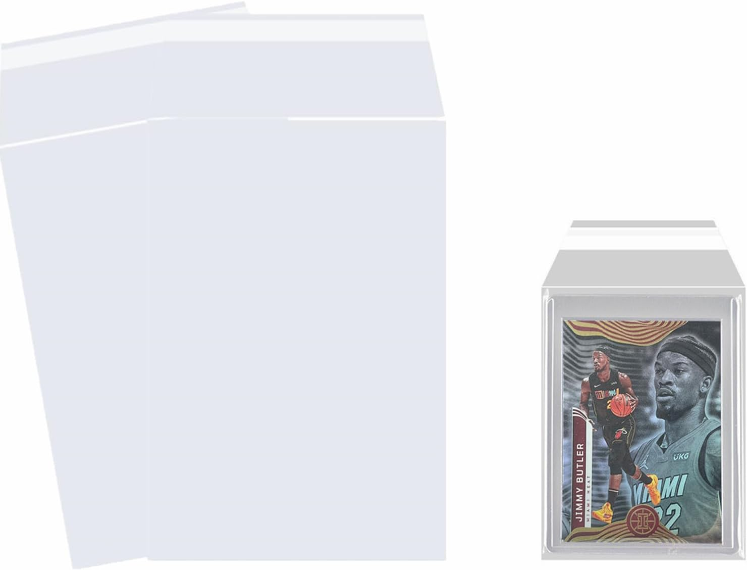 200 PCS Resealable Team Bags for Toploader Holders 35-130PT, Fit Sleeves for Top Loader Holders, for Toploaders Sleeves(35pt-130pt)