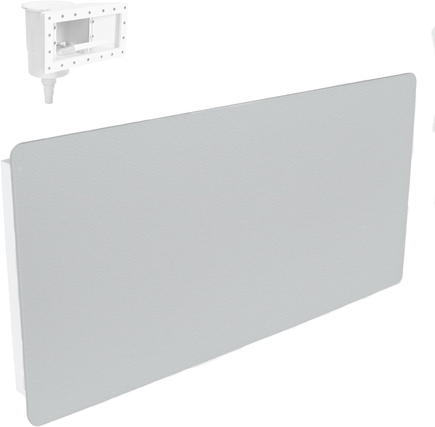 Pool Skimmer Cover Plate Fits for Hayward Sp1091Wm,Skimmer Plug for above Ground Pool Cover,Winter Pool Wide Mouth Skimmer Plug 11 1/2 X 4 7/8