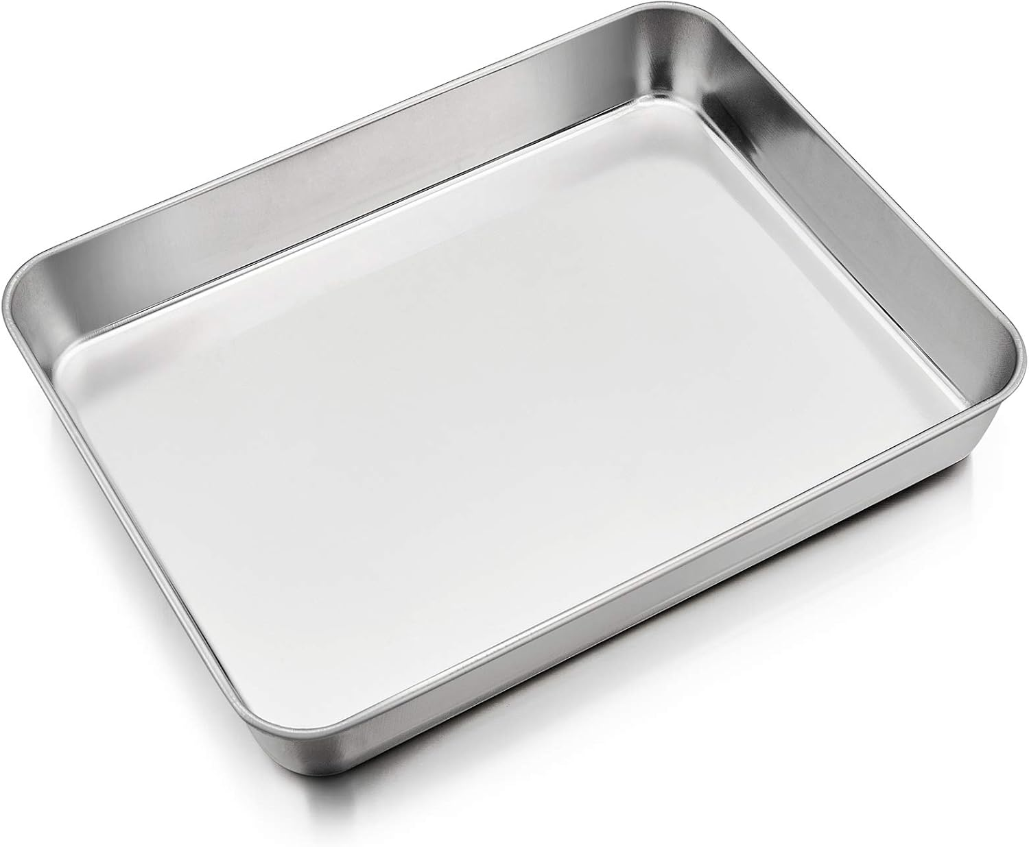 P&P CHEF Stainless Steel Sheet Cake Pan, Rectangular Baking Pan for Lasagna 