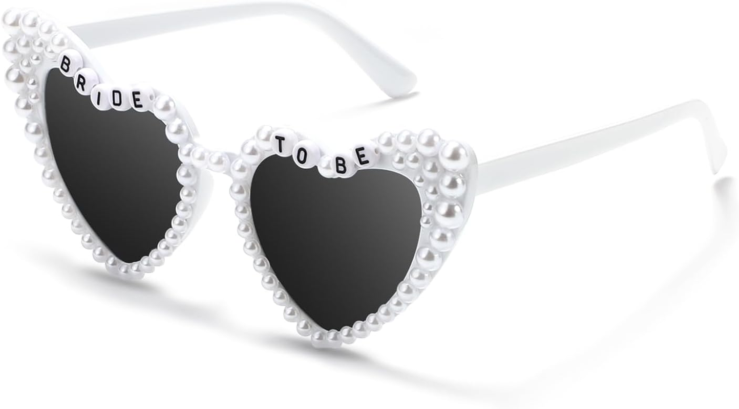 Heart Sunglasses – Bride-to-Be Bachelorette Party Gift for Women